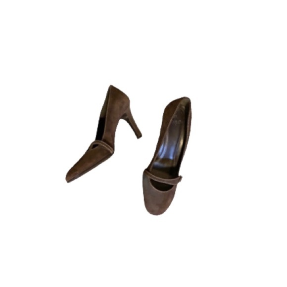 Zara Brown Suede Mary Janes - Women’s Size 7 - Picture 1 of 4